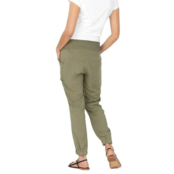 Soon Maternity Nala Relaxed Pants - /Green - Picture 4 of 11